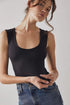 Clean Lines Muscle Cami - Free People - Black